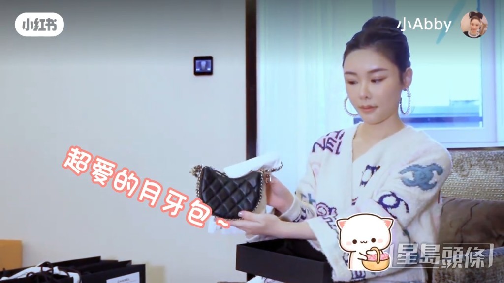 蔡天凤还会拍名牌开箱片。