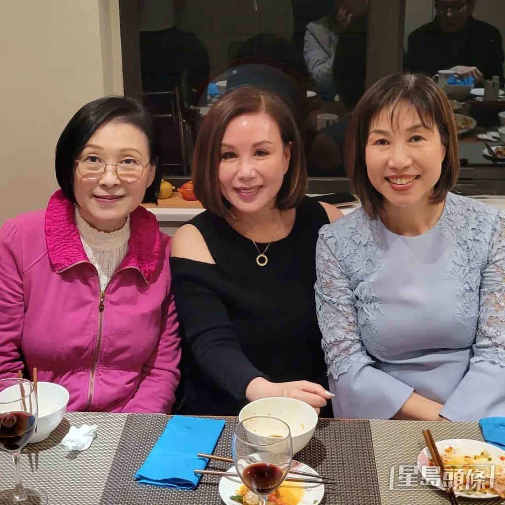 67歲呂有慧（左）都罕有現身，美貌依舊。