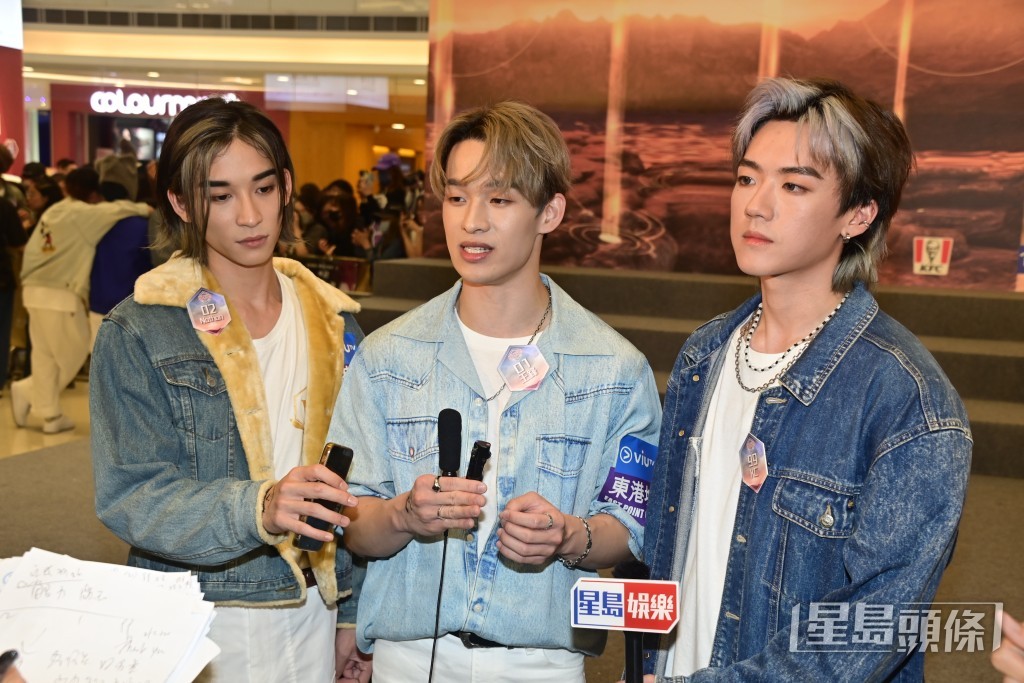 (左起)2號Nathan、1號王鋒、99號KC在活動佔盡上風。