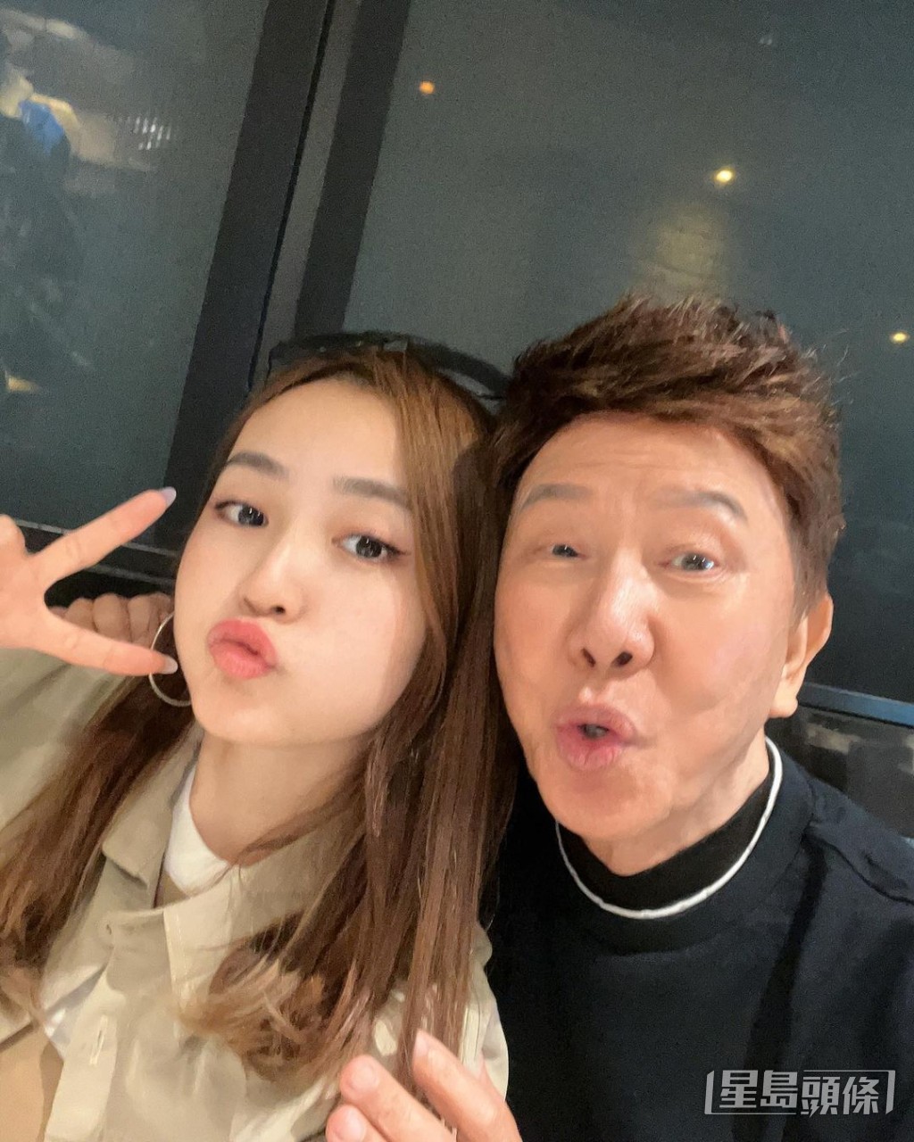 李蘊曾與尹光一齊開騷，最近兩人也有碰面。