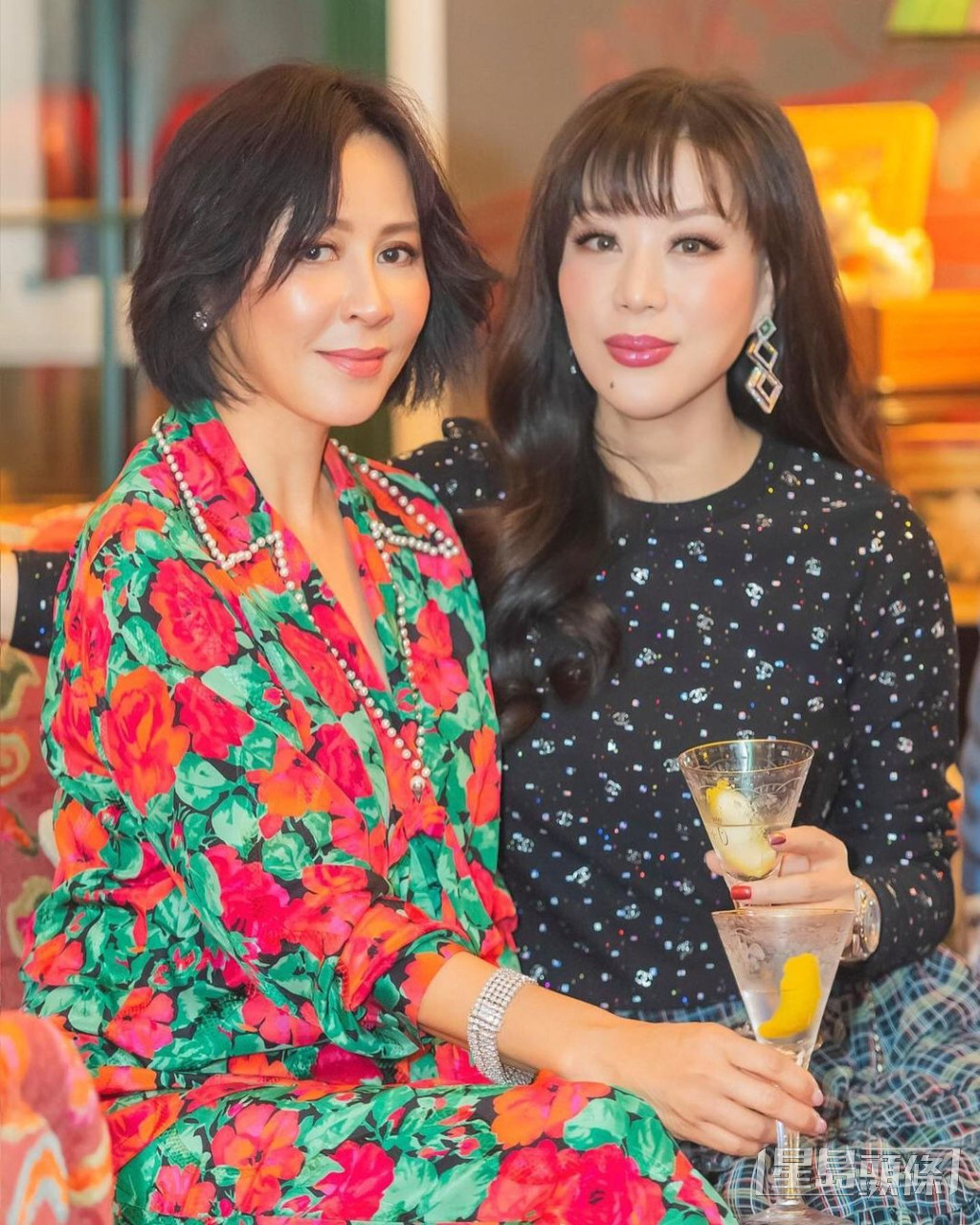 劉嘉玲與呂良偉太太楊小娟也是閨密，不時會有聚會。