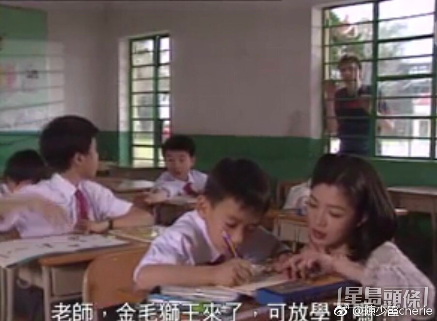 陳少霞18歲時都有拍過不少港台劇，當年的她充滿少女味。
