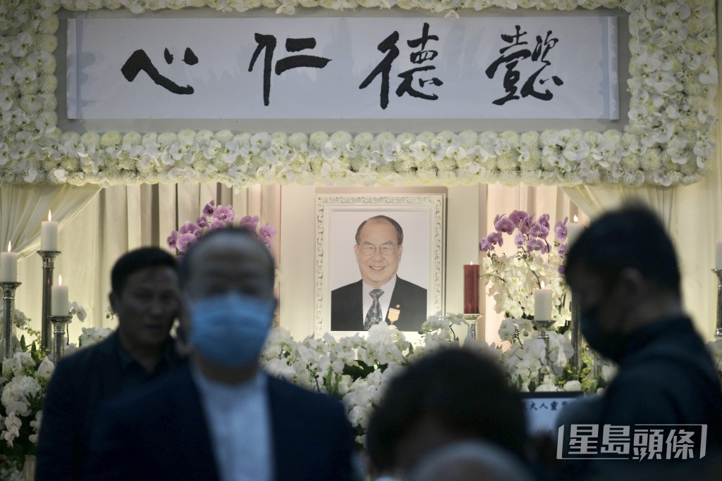 早前離世的陳偉南今天設靈。陳浩元攝