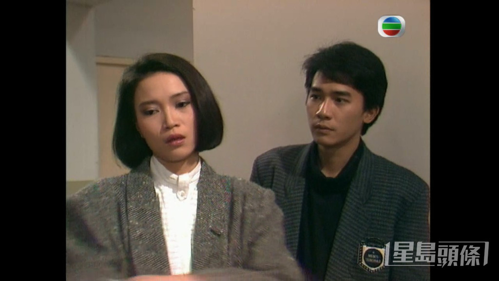 廖启智太太陈敏儿（左）为《挑战》另一位女主角。