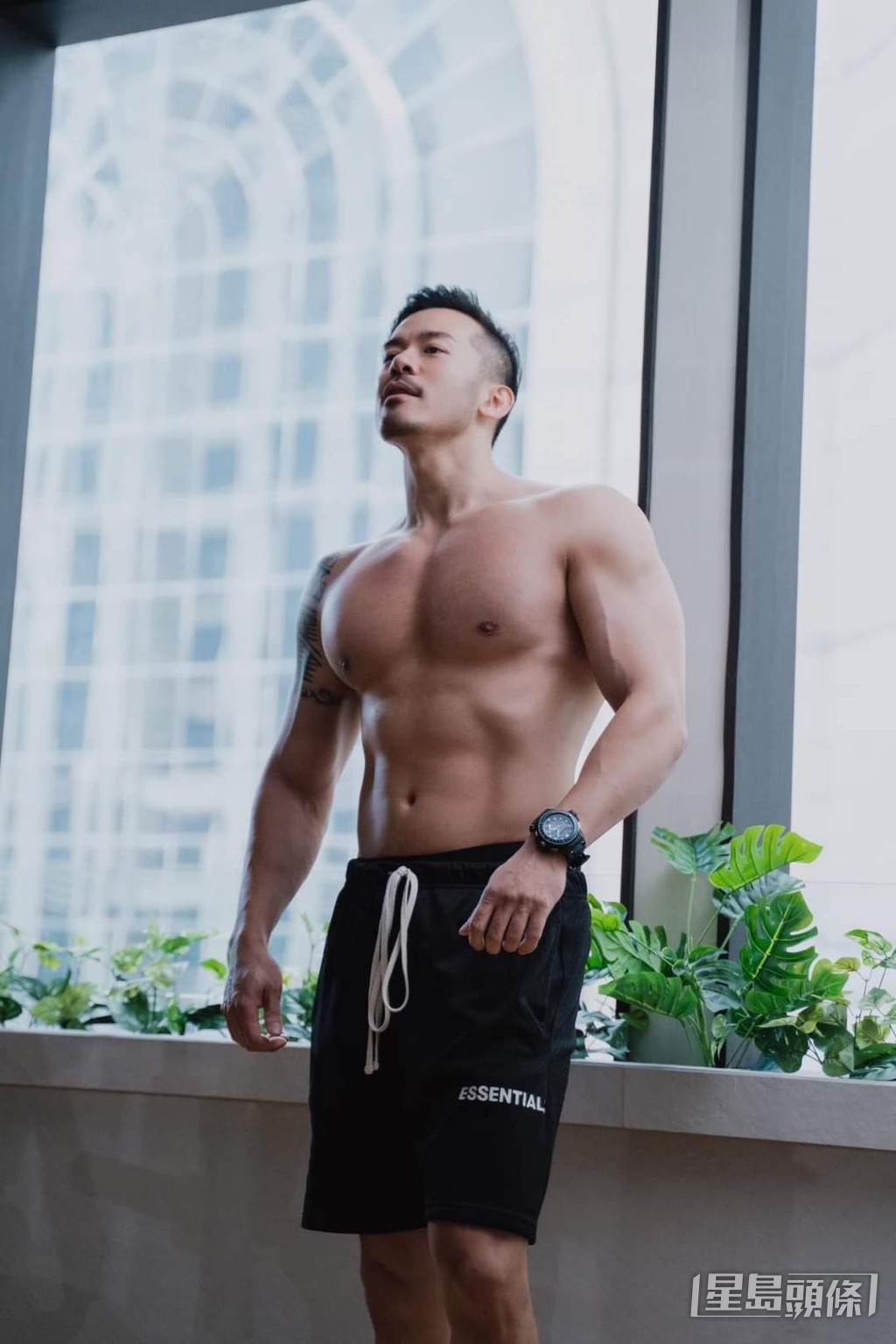 沈震轩身形好Fit。