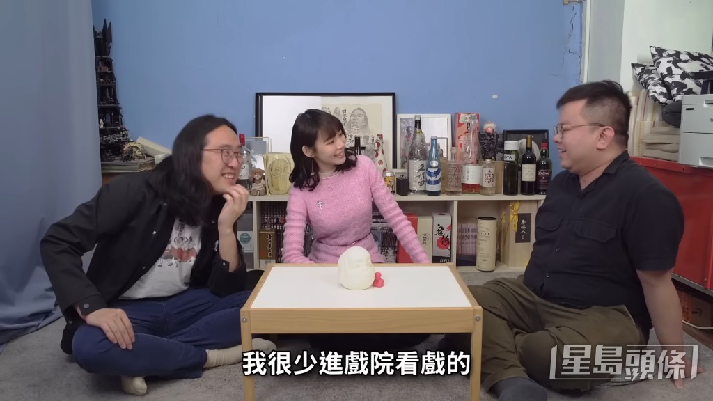頌頌辯稱自己好少入戲院睇戲,其實《飯戲攻心》已在NowTV爆谷台自選服上架。