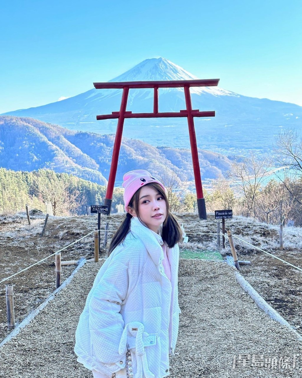 遊富士山河口湖。