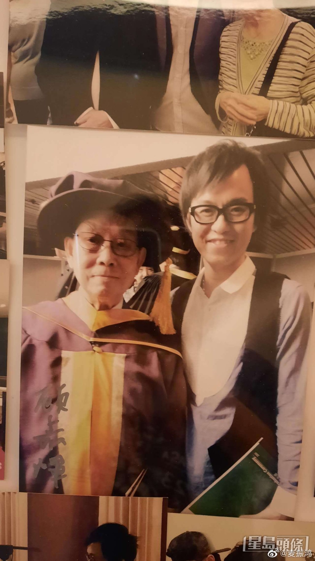 麥振鴻在網上留言悼念顧嘉煇。