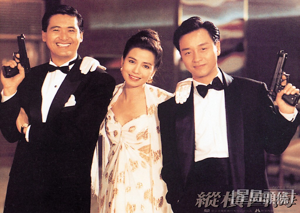 與發哥及哥哥合作《縱橫四海》。