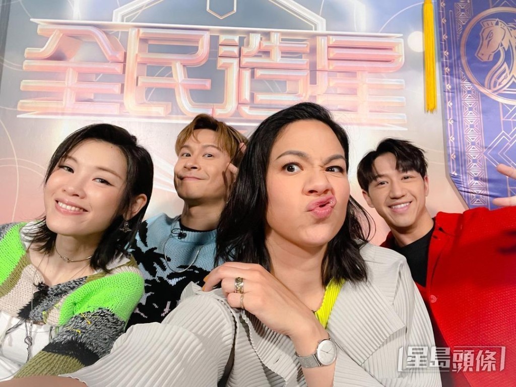 拍住馮允謙任《造星V》的藍組導師。