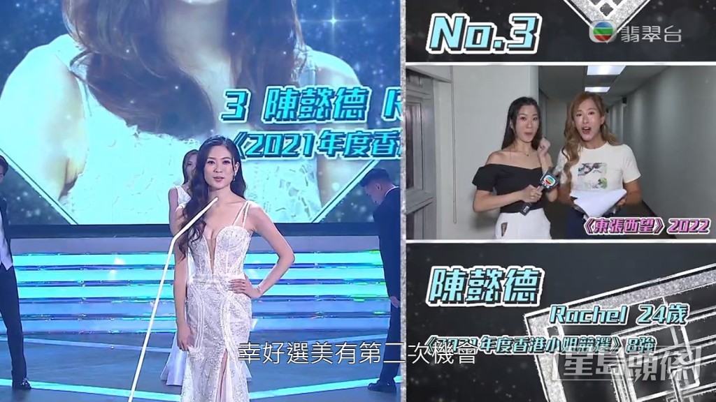 3號陳懿德因主持《東張西望》入屋。