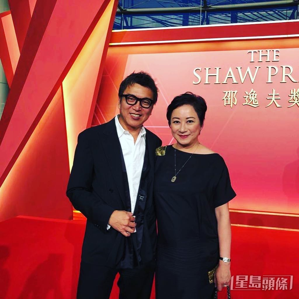 謝寧與現任丈夫王德偉。