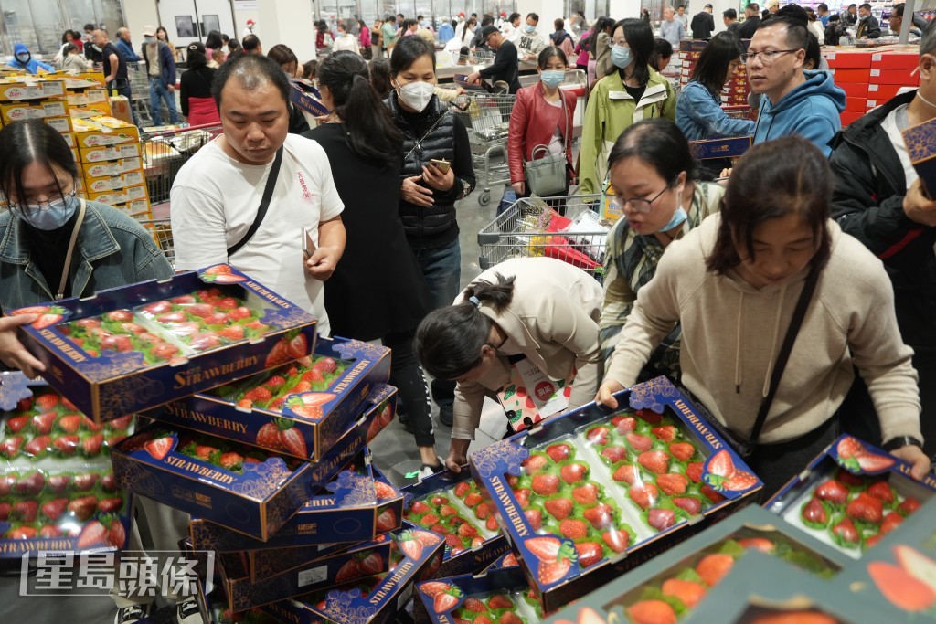 市民收穫豐碩。吳艷玲攝
