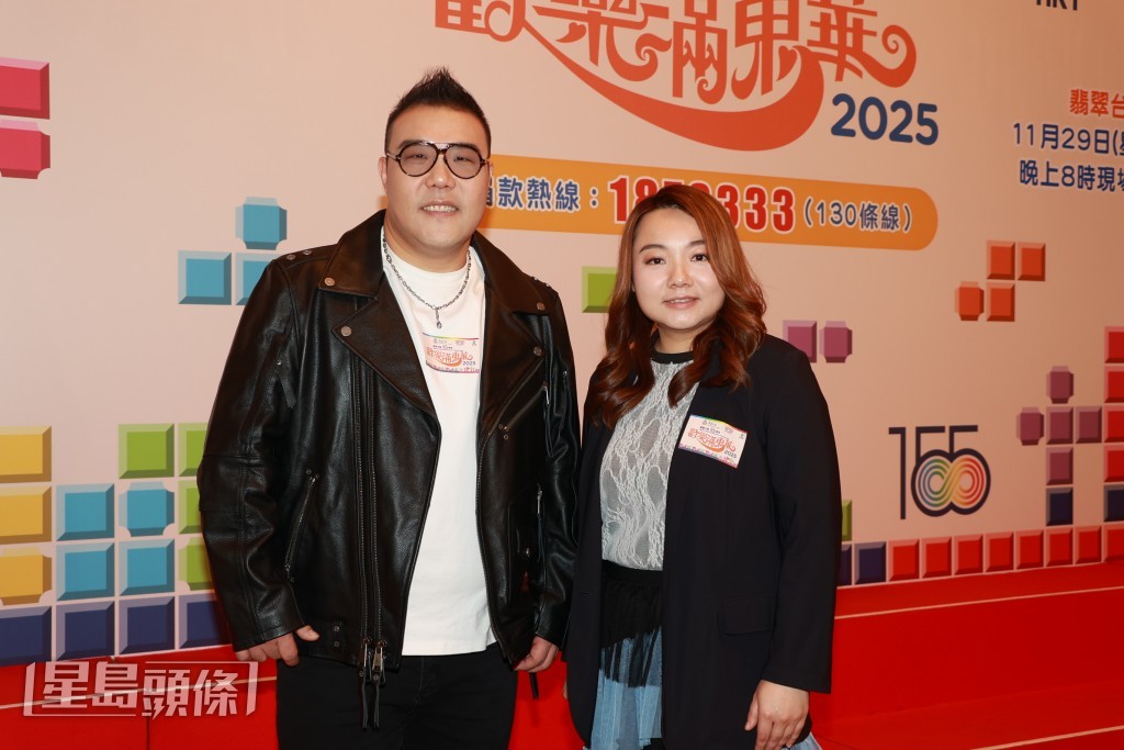 黃博十分享受台慶當晚，演出音樂劇的環節。