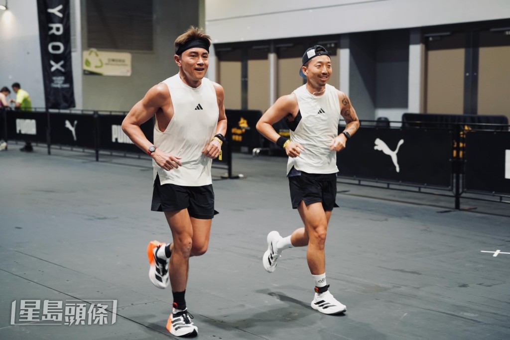 昨天黃浩然參加Hyrox室內體能競賽。