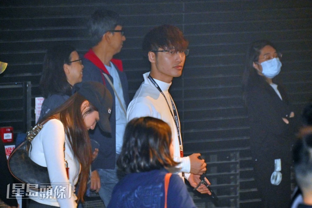 Winka男友朱芸編亦有到場支持。 Winka男友朱芸編亦有到場支持。