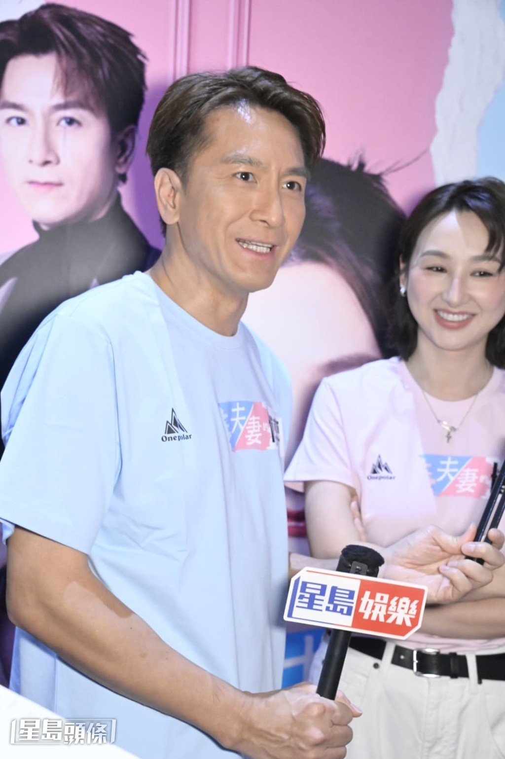 飾演好男人的馬國明,笑言今次角色只會在童話世界出現。 飾演好男人的馬國明,笑言今次角色只會在童話世界出現。