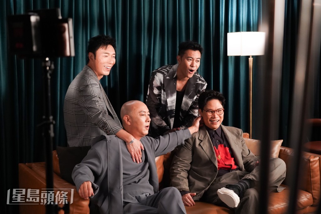 4子在鏡頭前後盡顯默契連爆笑料。
