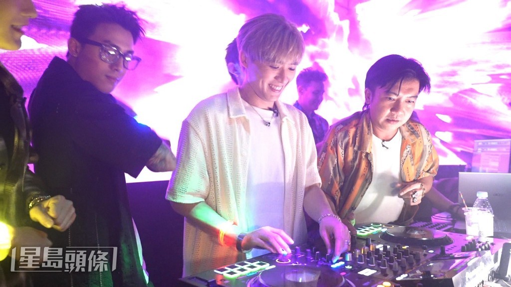 期間限定的出道DJ體驗，4位成員都表示不感緊張。