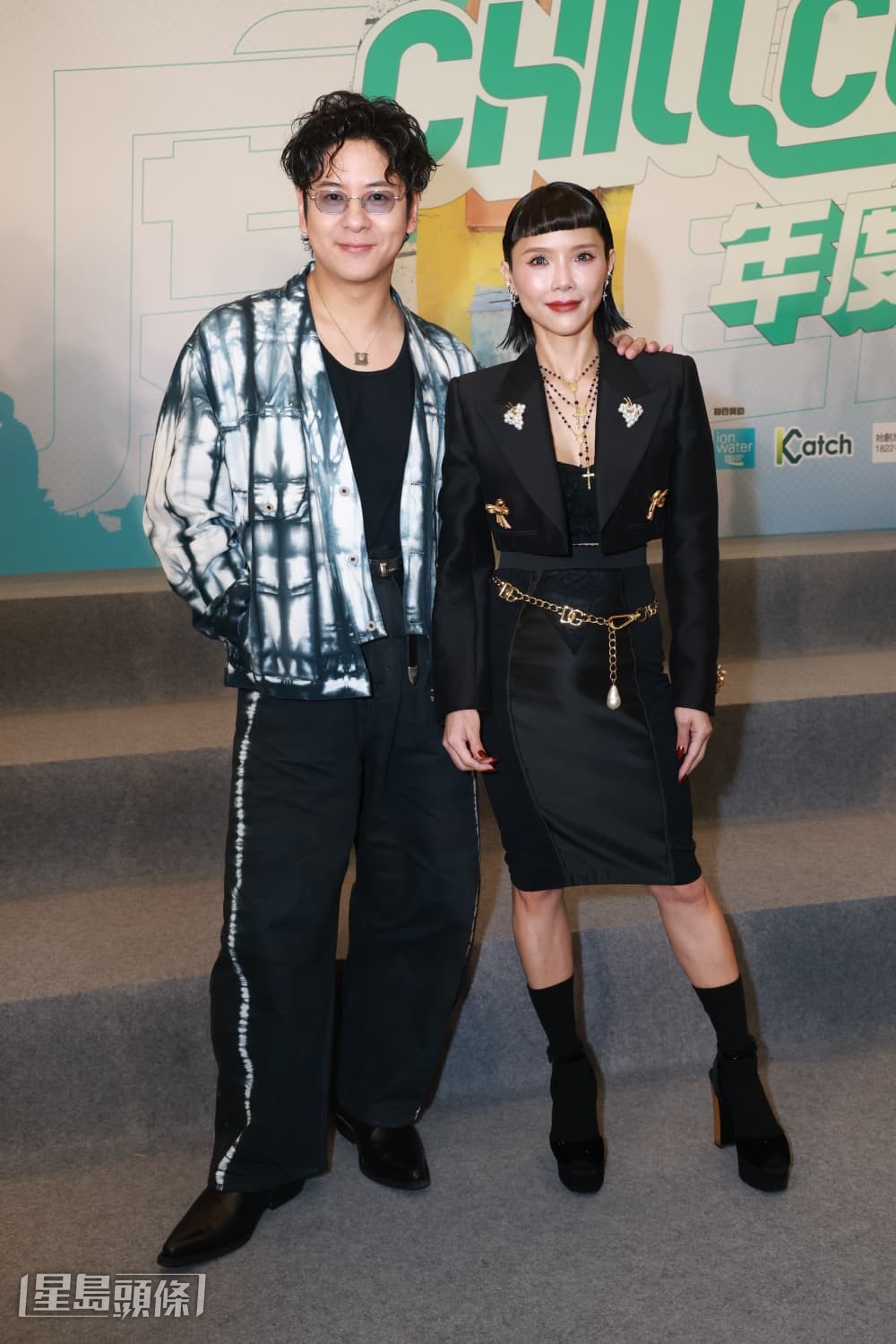 許廷鏗、方皓玟今日（11日）出席《CHILL CLUB》頒獎禮記者會。