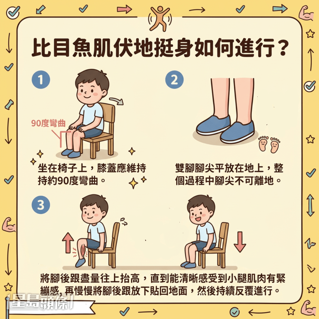 比目魚肌伏地挺身如何進行? 比目魚肌伏地挺身如何進行?