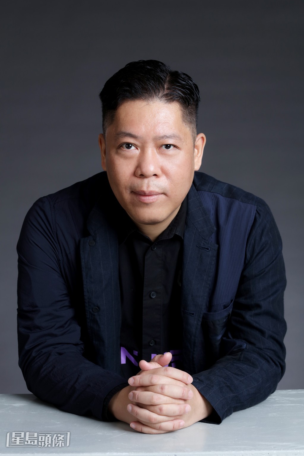 《九龍城寨之終章》出品人陳羅超受訪。 《九龍城寨之終章》出品人陳羅超受訪。