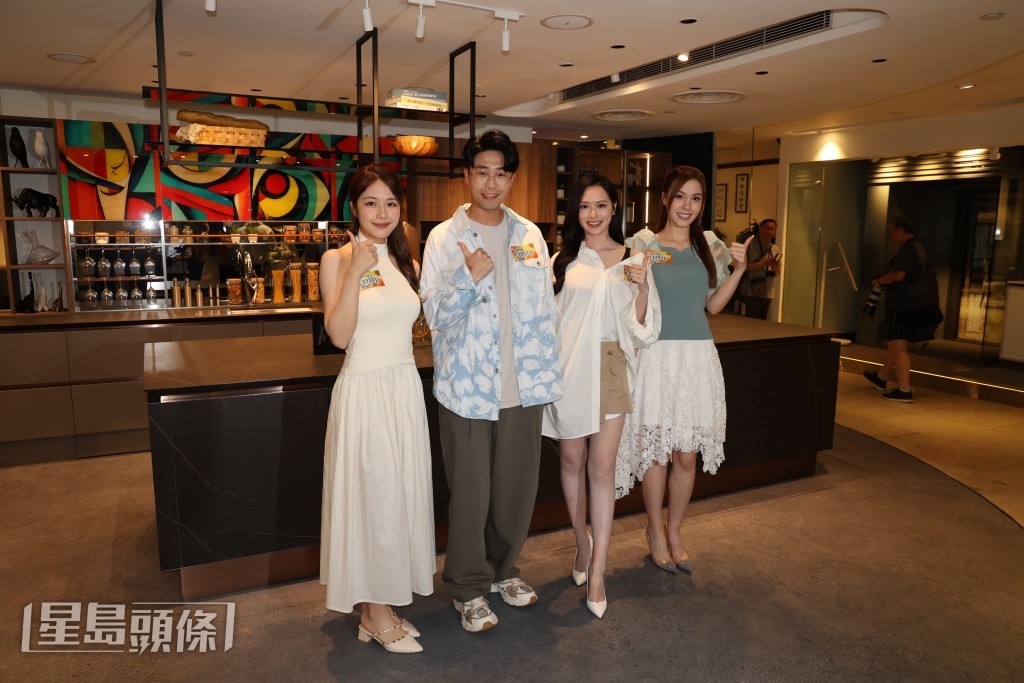 陸浩明表示成功邀得3位同樣是食品科學及營養學背景的港姐冠軍參與,對於食材和下廚有心得。 陸浩明表示成功邀得3位同樣是食品科學及營養學背景的港姐冠軍參與,對於食材和下廚有心得。