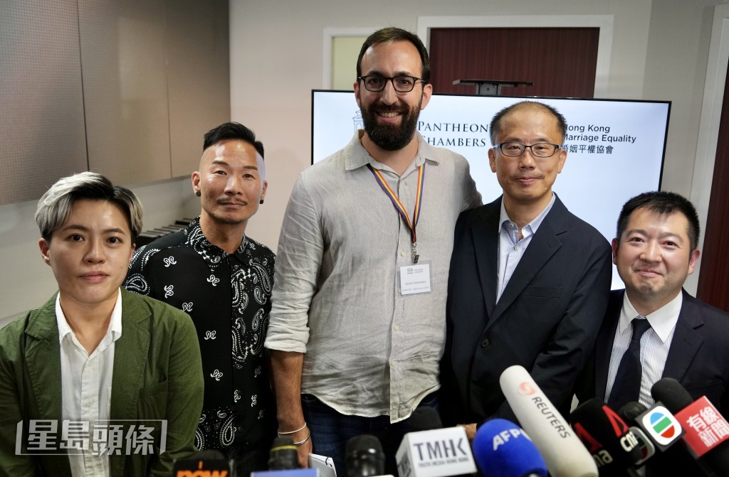 婚姻平權協會回應終審法院的裁決。蘇正謙攝 婚姻平權協會回應終審法院的裁決。蘇正謙攝