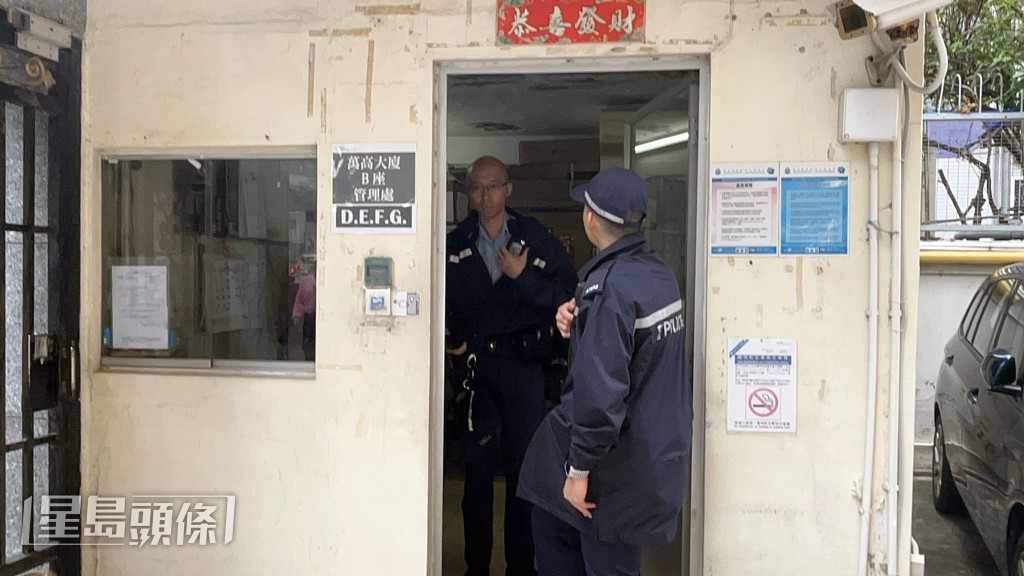 警方到場調查。蔡楚輝攝