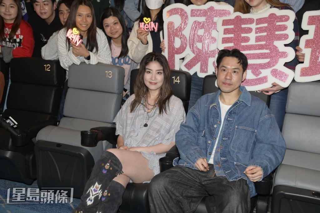 Kelly在銅鑼灣舉行新歌《那人那地那天》MV發佈會及電影《薰衣草》放映會。