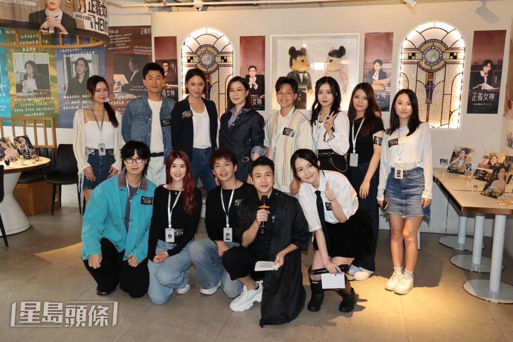《正义女神》“言官有约 正义茶聚”今日(4日)在尖东举行。 《正义女神》“言官有约 正义茶聚”今日(4日)在尖东举行。