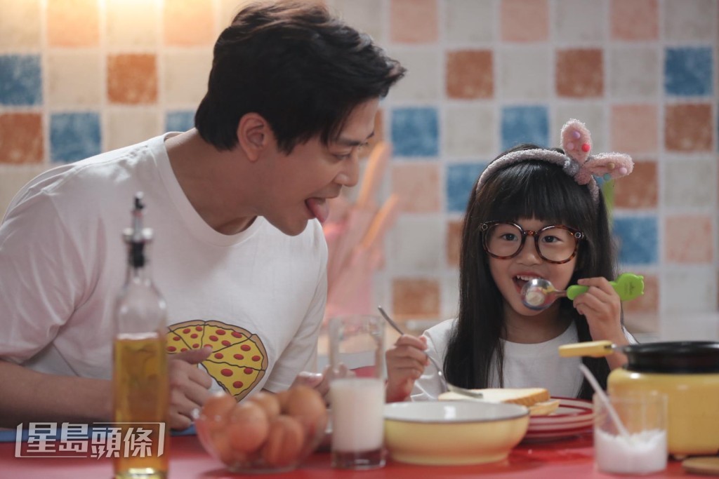 陳曉東在電影首度攜女兒「朵朵」同台演戲。