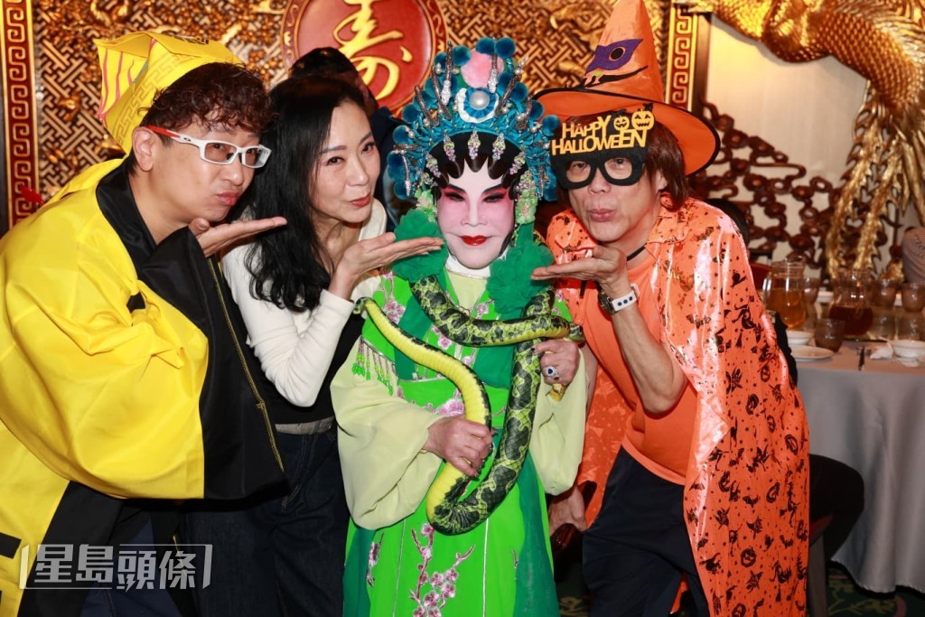 夏蕙BB坦言扮蛇已經是第二次了。 夏蕙BB坦言扮蛇已經是第二次了。