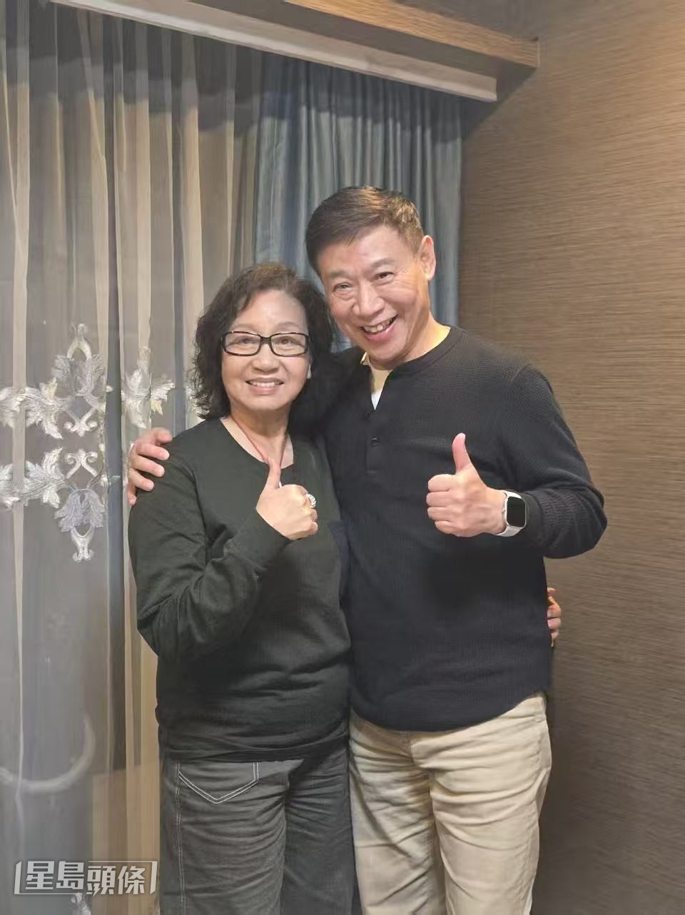 朱陸豪早前在港時，特別帶同徐挺芳及秦朗去和好友元秋吃飯聚舊。