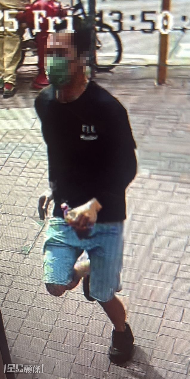 疑犯其后换衫逃窜。