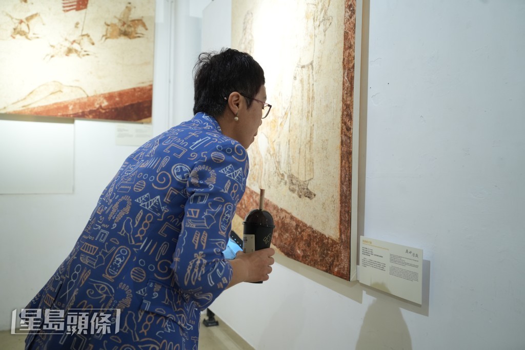 香港艺穗会“盛世壁藏－唐代壁画文化特展之遇见唐朝”。刘骏轩摄