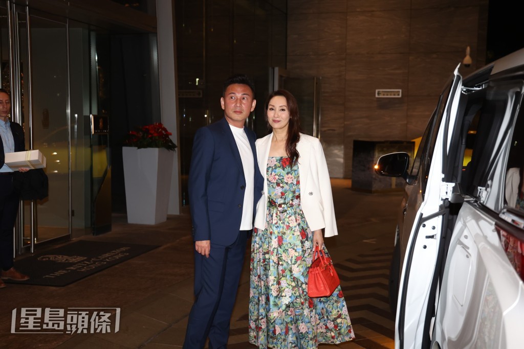 林文龍和郭可盈。 林文龍和郭可盈。
