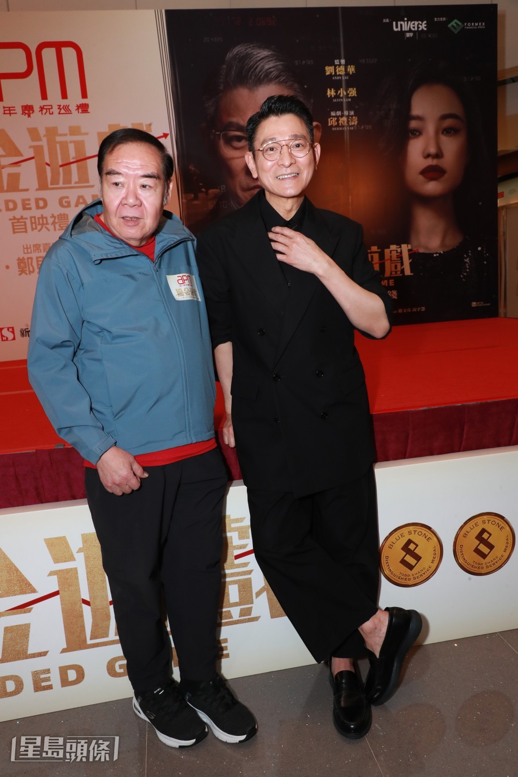 鄭則仕與華仔再度合作,Kent哥自嘲老人家跟得住。 鄭則仕與華仔再度合作,Kent哥自嘲老人家跟得住。