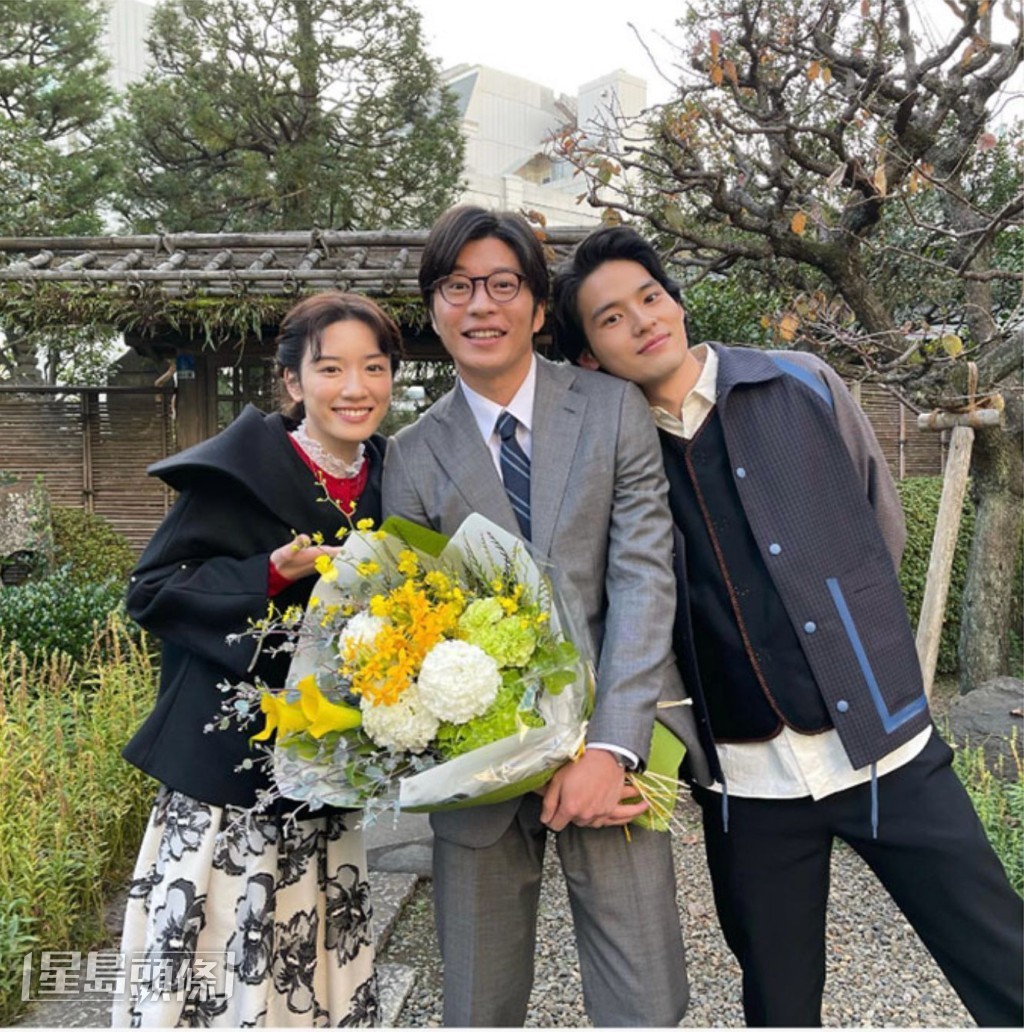 田中圭（中）及永野芽郁的多個代言，在醜聞後已被下架。