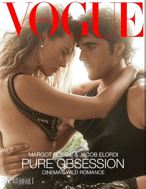 二人在時尚雜誌上大拍親密美照。