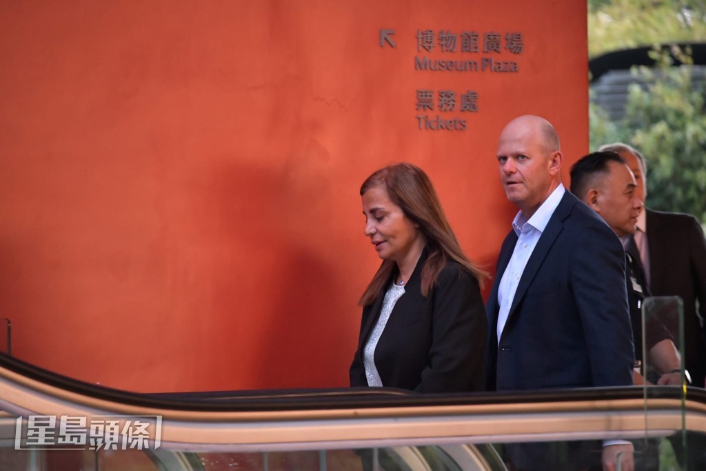 金管局舉辦國際金融領袖投資峰會，大會於故宮博物館接待來賓。（陳極彰攝）  ​