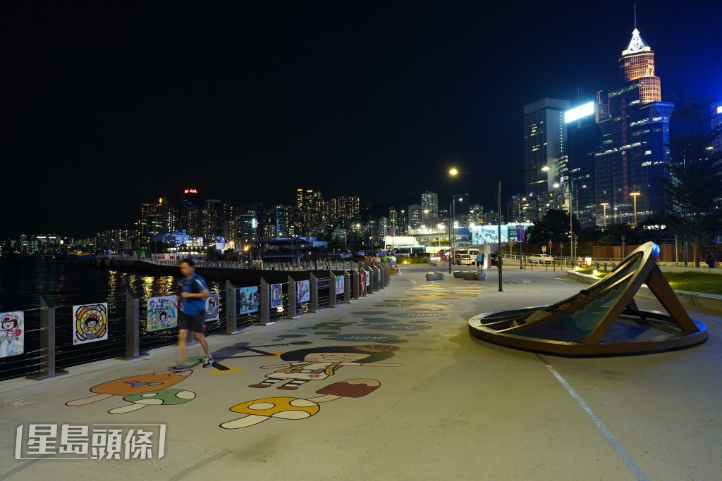灣仔海濱將舉行夜市活動。資料圖片 灣仔海濱將舉行夜市活動。資料圖片