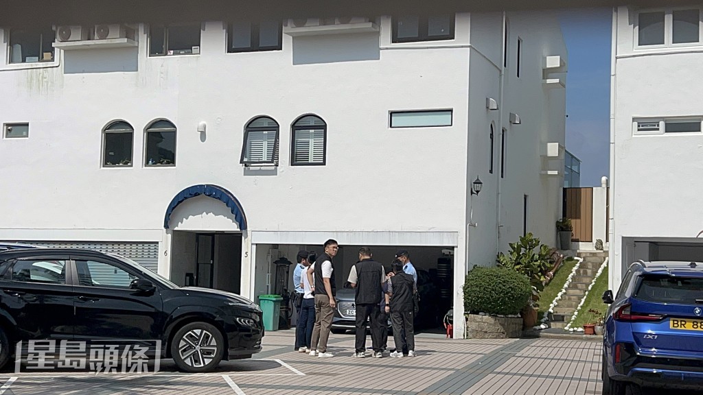 警員到場調查。楊偉亨攝