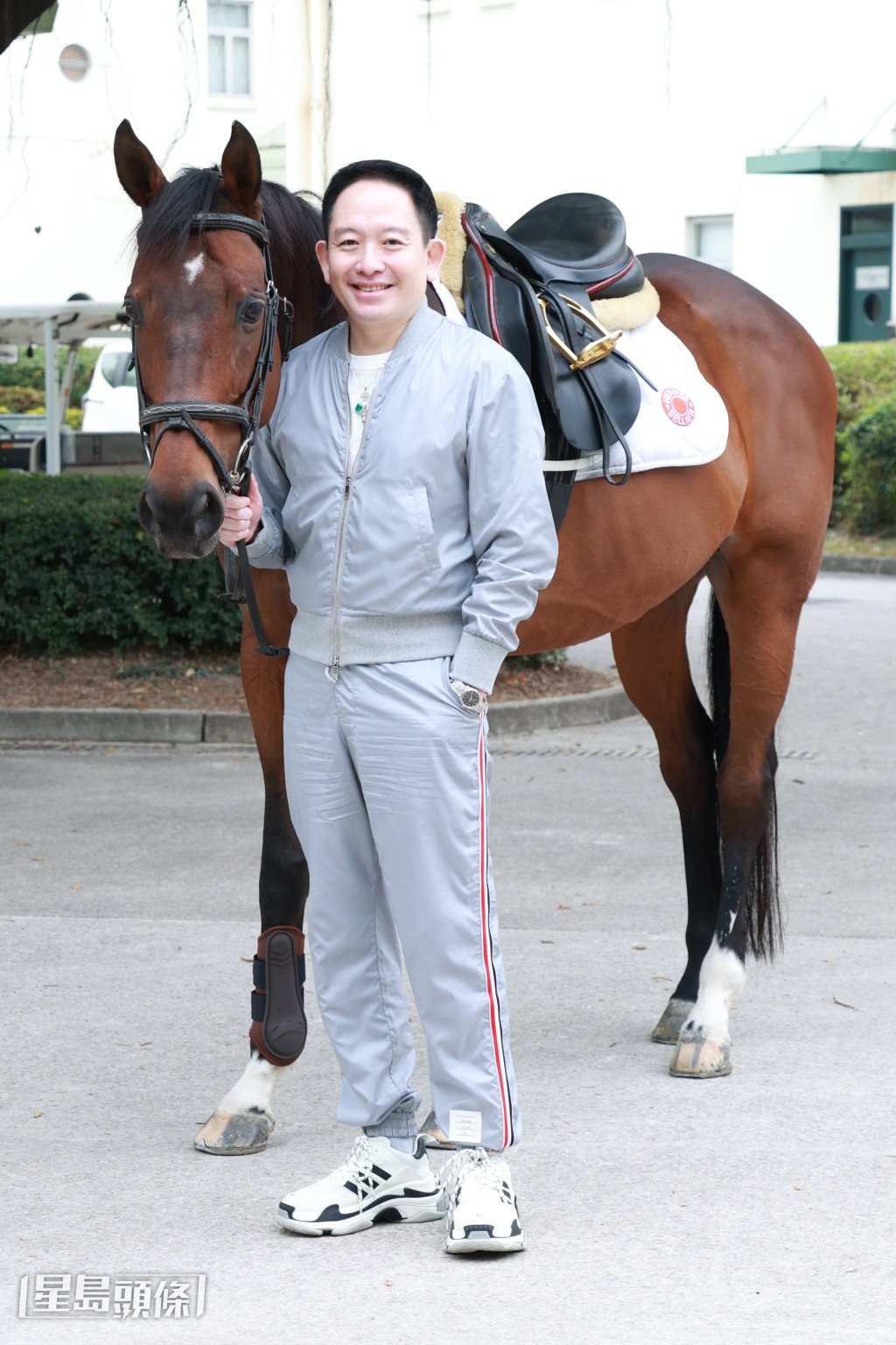  向展鵬表示對「阿B」是養開有感情，誓言要養牠一世。