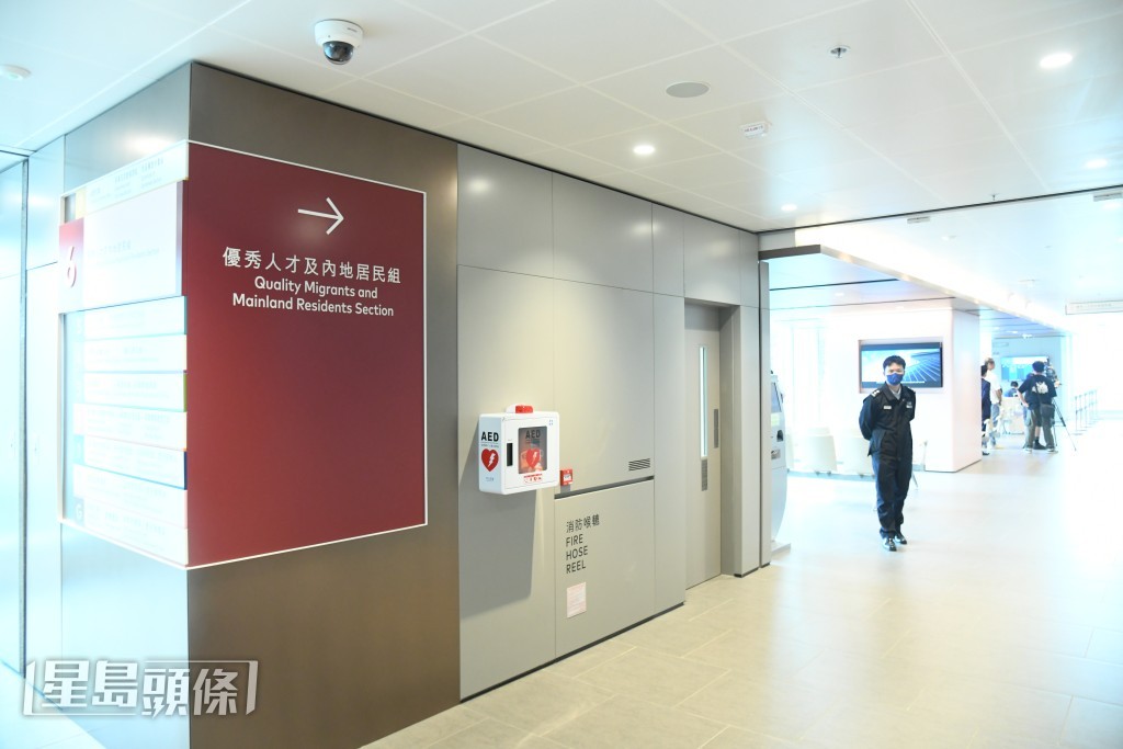 新總部提供出生登記及婚姻登記服務。何健勇攝 新總部提供出生登記及婚姻登記服務。何健勇攝
