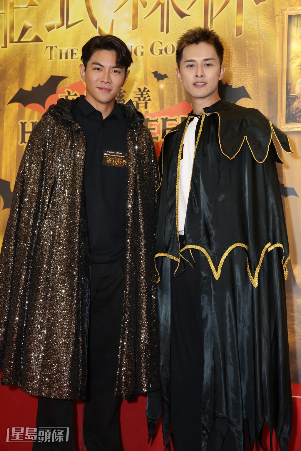 羅天宇、何廣沛萬聖節look現身。 羅天宇、何廣沛萬聖節look現身。