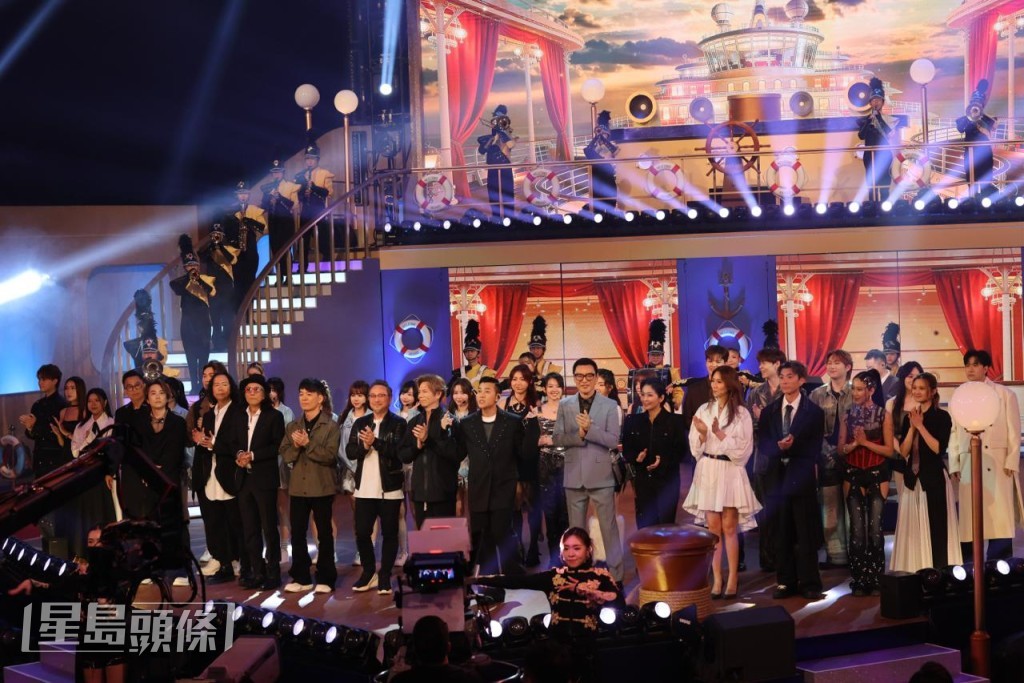 梁漢文（Edmond)、太極樂隊、鍾鎮濤、林曉培、車婉婉、周國賢、鄧小巧、胡鴻鈞等到將軍澳電視城為《博愛歡樂傳萬家》演出。