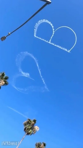 廖碧兒親解「I Love B」示愛照片之謎。 廖碧兒親解「I Love B」示愛照片之謎。