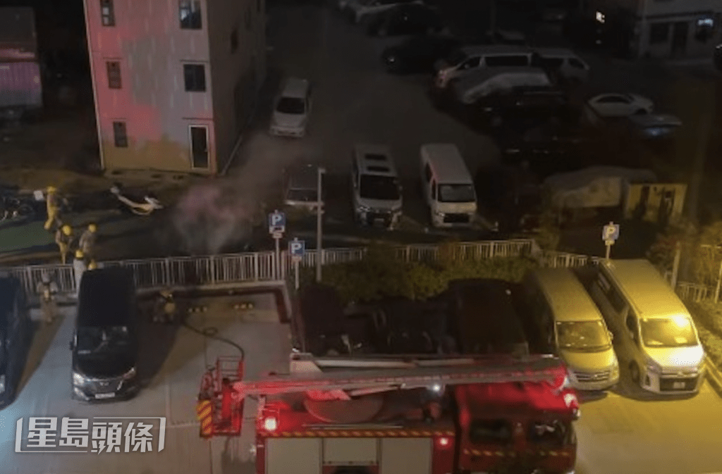 在較早前的凌晨5時左右，屯門和田邨亦發生另一宗懷疑縱火案。消防接報指和彩樓對開位置有電單車起火，消防人員趕抵後迅速將火救熄。FB「和田邨關注組」