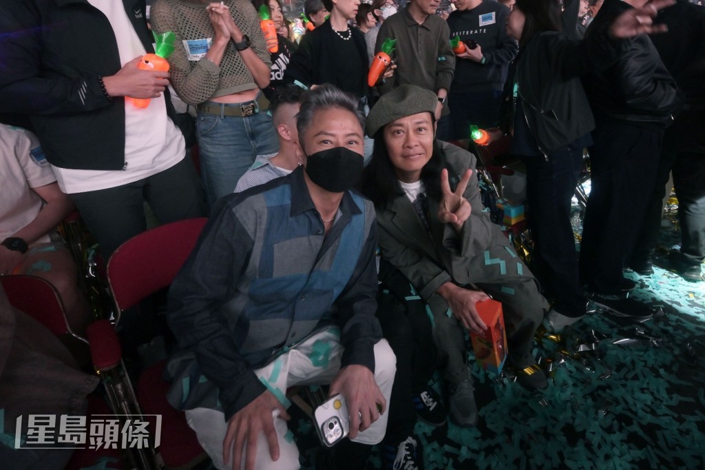 蔡一智和蔡一傑兩兄弟齊齊捧場。